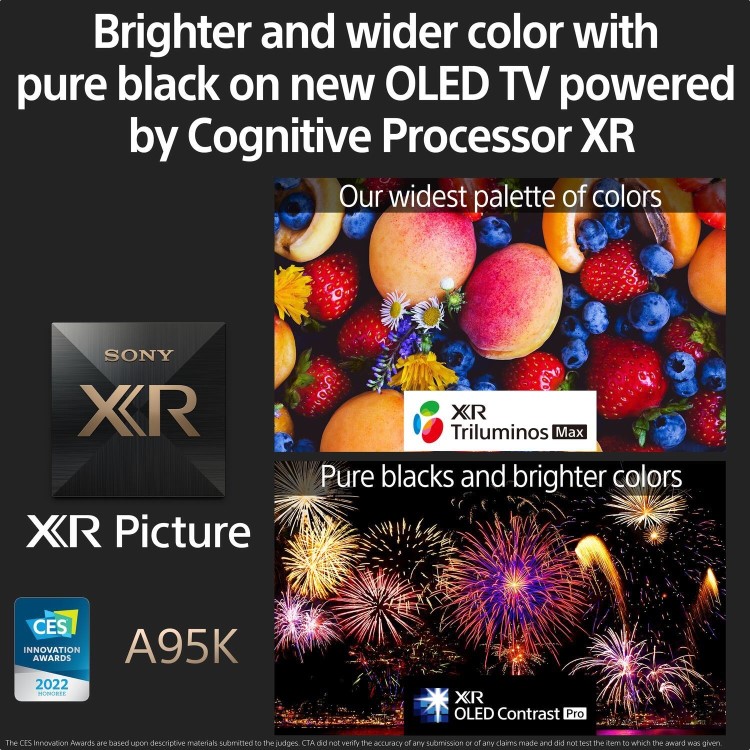 Sony 55" A95K BRAVIA XR OLED 4K HDR Google TV
