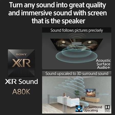Sony A80K BRAVIA XR OLED 65Inch 4K HDR Google TV