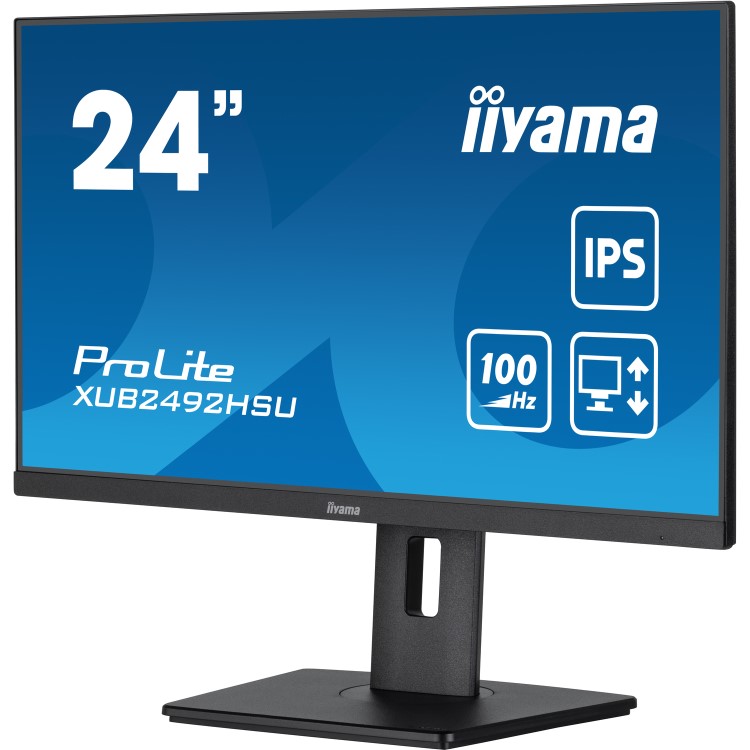 Refurbished iiyama ProLite XUB2492HSU 24" IPS Full HD Monitor