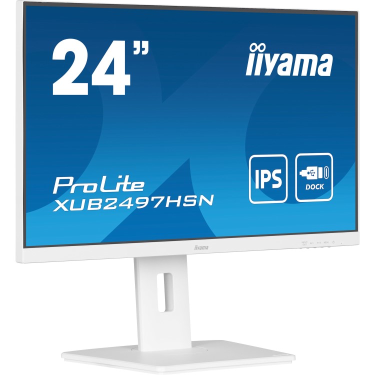iiyama ProLite XUB2497HSN 24" IPS Full HD 100Hz 1ms USB-C White Monitor