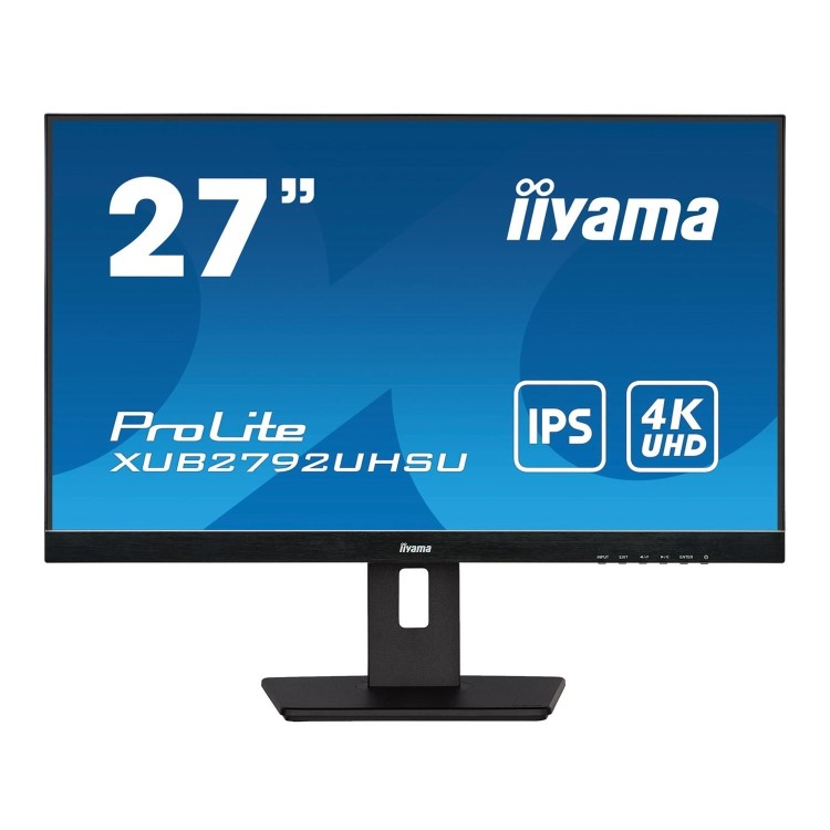 iiyama ProLite XUB2792UHSU 27" IPS 4K UHD Height-Adjustable USB-C Monitor