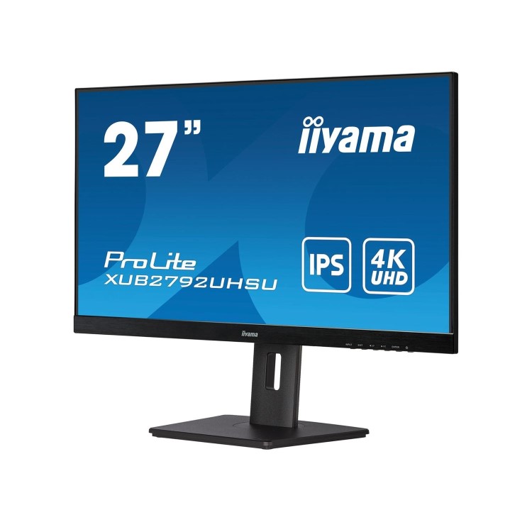 iiyama ProLite XUB2792UHSU 27" IPS 4K UHD Height-Adjustable USB-C Monitor