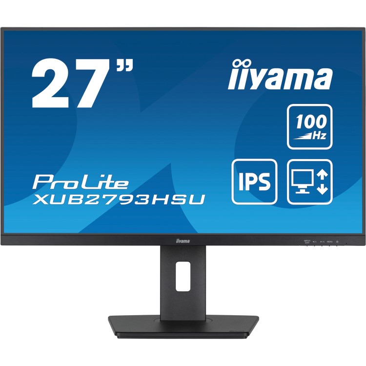 iiyama ProLite XUB2793HSU 27" IPS Full HD 100Hz Height-Adjustable Monitor