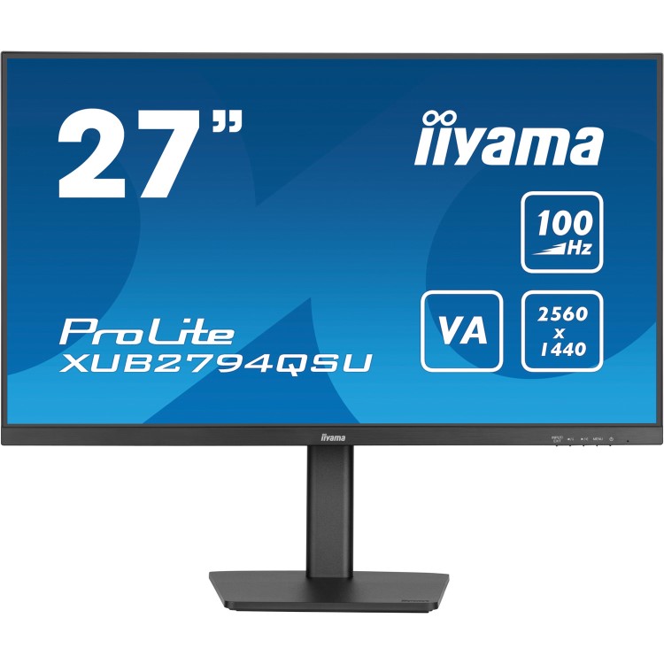 iiyama ProLite XUB2794QSU 27" VA WQHD 100Hz height adjustable Monitor