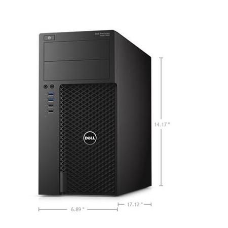 Refurbished Dell Precision Tower 3620 Core i7-6700 8GB 1TB DVD-RW Windows 10 Professional Desktop 