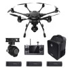Yuneec Typhoon H Pro Real Sense Collision Avoidance Camera Drone With CGOET Thermal Camera GCO3+ 4K Camera Three Batteries &amp; Softshell Backpack
