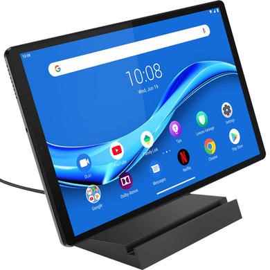 Lenovo Smart Tab M10 FHD Plus 2nd Gen 10.3" Iron Grey 32GB Wi-Fi Tablet with Charging Stand