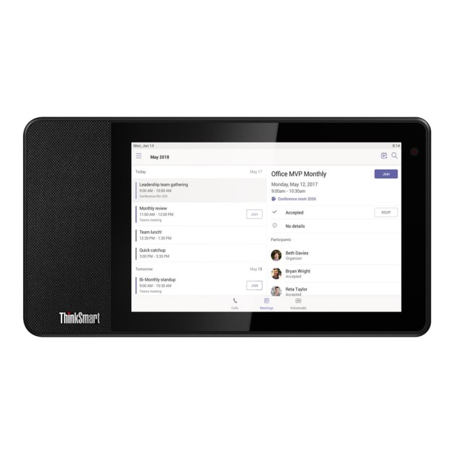 Lenovo ThinkSmart View 8'' Touch Screen Smart Display