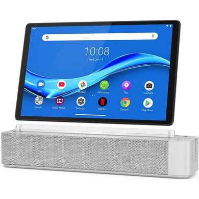 Lenovo Smart Tab M10 FHD Plus 10.3" Platinum Grey 64GB LTE Tablet with Alexa Smart Dock
