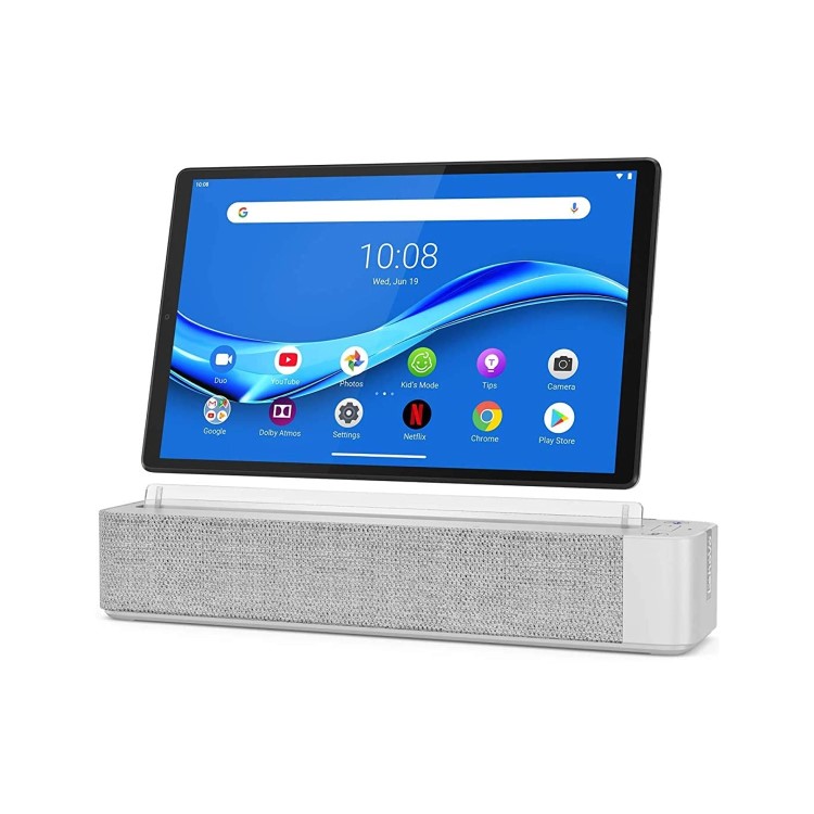 Lenovo Smart Tab M10 FHD Plus 10.3" Platinum Grey 64GB LTE Tablet with Alexa Smart Dock
