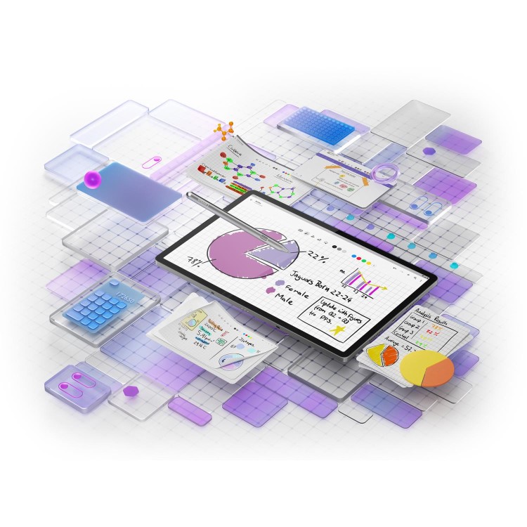 Lenovo Idea Tab Pro 12.7" Luna Grey 128GB Wi-Fi Tablet with Pen