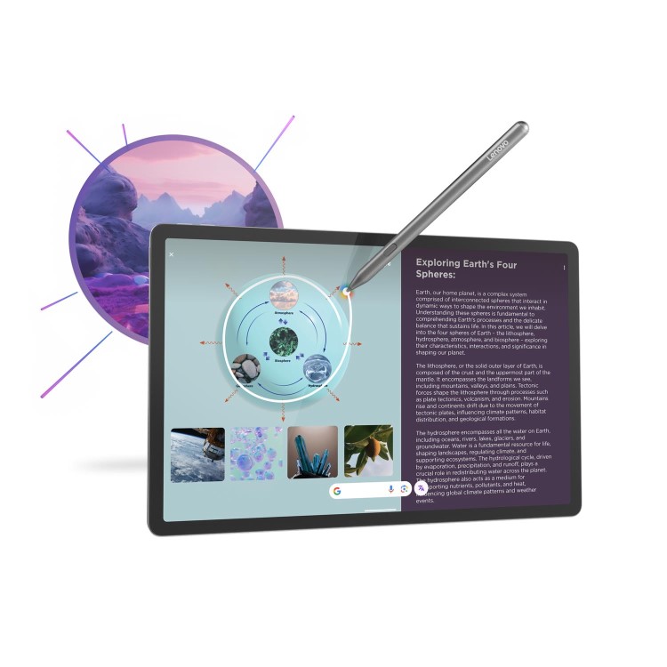 Lenovo Idea Tab Pro 12.7" Luna Grey 128GB Wi-Fi Tablet with Pen