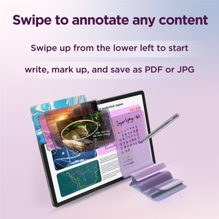 Lenovo Idea Tab Pro 12.7" Luna Grey 128GB Wi-Fi Tablet with Pen