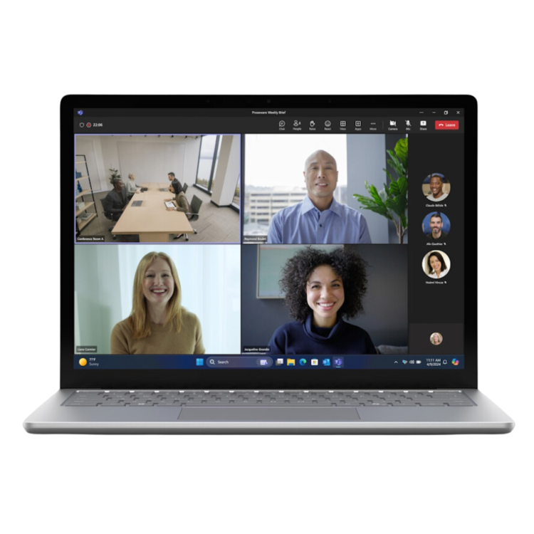 Microsoft Surface 6 Intel Core Ultra 5 32GB RAM 512GB SSD 13.5 Inch Windows 11 Pro Touchscreen Laptop - Platinum