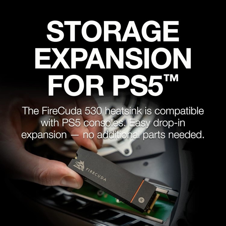 Seagate FireCuda 530 1TB M.2 2280 with Heat Sink Internal SSD