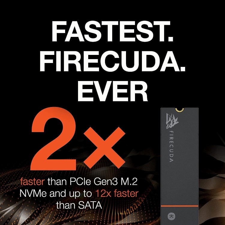 Seagate FireCuda 530 1TB M.2 2280 with Heat Sink Internal SSD
