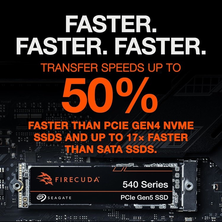 Seagate FireCuda 540 2TB PCIe G5 x4 NVMe SSD