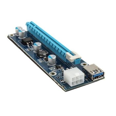 Kolink PCI-E 1x to 16x powered Riser Card Mining Rendering Kit Pro - 1m 