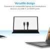 GRADE A2 - electriQ 15.6&quot; IPS Full HD HDR USB-C Portable Monitor