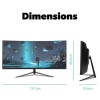 electriq 30&quot; Full HD UltraWide HDR 200Hz Gaming Monitor