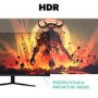 Refurbished electriq 32" QHD HDR 165Hz FreeSync Curved Gaming Monitor