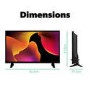 electriQ eiQ-32HDT2DVD 32" HD LED TV with Freeview HD & DVD Player