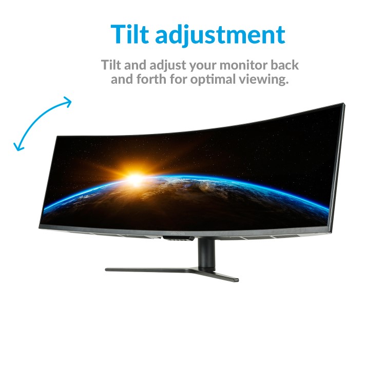 electriQ 49" Double Full HD Super UltraWide FreeSync HDR Curved Monitor