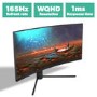 Refurbished electriQ C series 34" WQHD QLED HDR 1500R 144Hz Curved Gaming Monitor without Stand