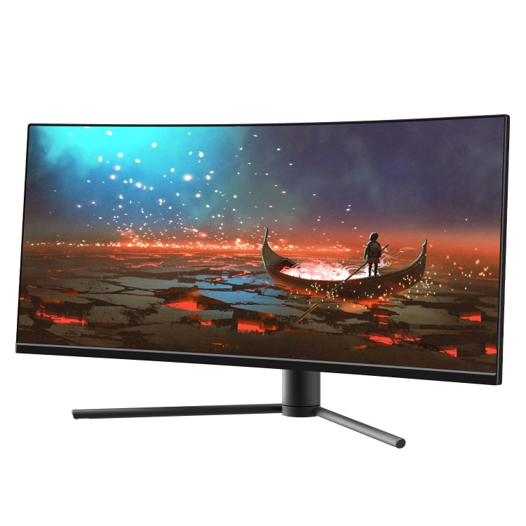 Refurbished electriQ-34SUWD144FSHQ-V3 34" WQHD QLED 180Hz Curved Gaming Monitor
