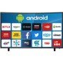 GRADE A3 - electriQ 55" Curved 4K Ultra HD LED Android Smart TV with Freeview HD