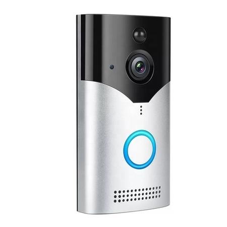 Box Opened electriQ 720p HD Wireless Video Doorbell Camera Gen 1 with Intercom & Chime Silver