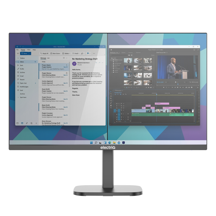 electriQ 27" IPS Full HD 144Hz 1ms USB-C Monitor