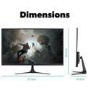 Refurbished electriQ 27QHD180I 27" IPS QHD 180Hz 1ms Gaming Monitor