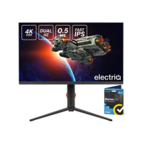 Refurbished electriQ 27" Fast IPS Dual-Mode 4K at 160Hz Full HD at 320Hz 0.5ms Gaming Monitor