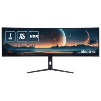 GRADE A2 - electriQ eiq-495KCSUW144IPS 49" 5K DQHD IPS 144Hz Super UltraWide Curved Monitor