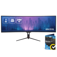 electriQ 49" VA 5K 240Hz 1ms Super UltraWide Curved Gaming Monitor