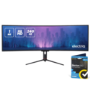 electriQ 49" VA 5K 240Hz 1ms Super UltraWide Curved Gaming Monitor