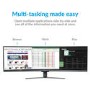 electriQ 49" Double Full HD Super UltraWide FreeSync HDR Curved Monitor