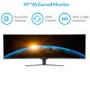 electriQ 49" Double Full HD Super UltraWide FreeSync HDR Curved Monitor