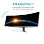 electriQ 49" Double Full HD Super UltraWide FreeSync HDR Curved Monitor