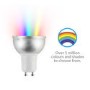 electriQ Dimmable Smart Colour WIFI LED Spotlight Bulb with GU10 fitting 58mm - Alexa & Google Home compatible
