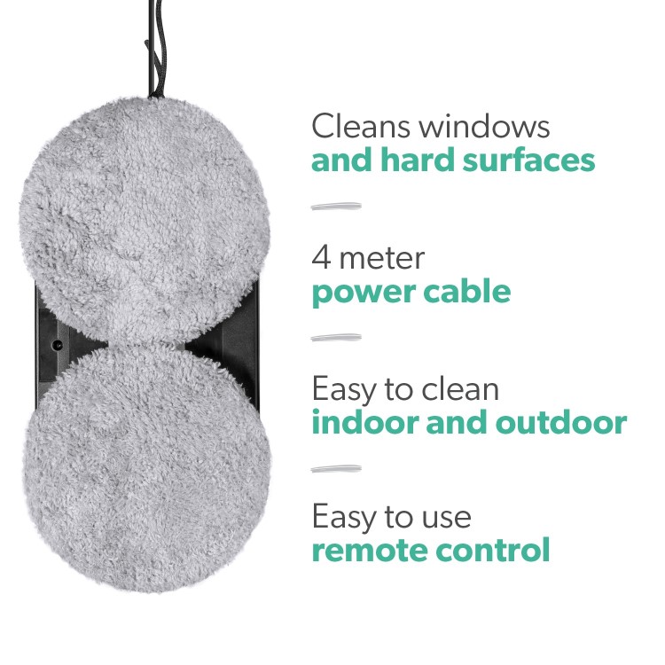 electriQ Robot Window Cleaner and Robotic Mop