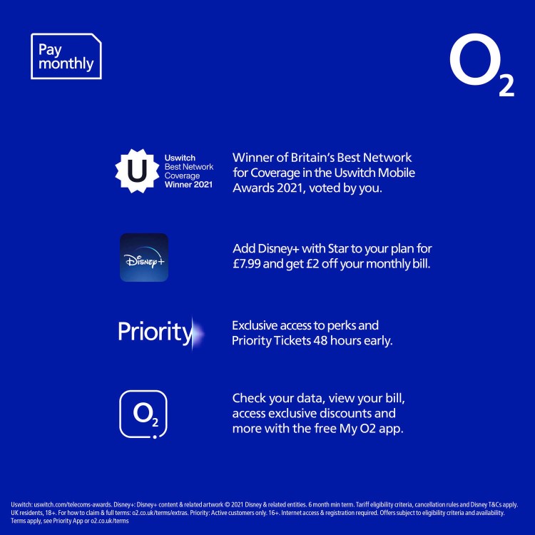 O2 120GB Data SIM Only Contract 12 Months