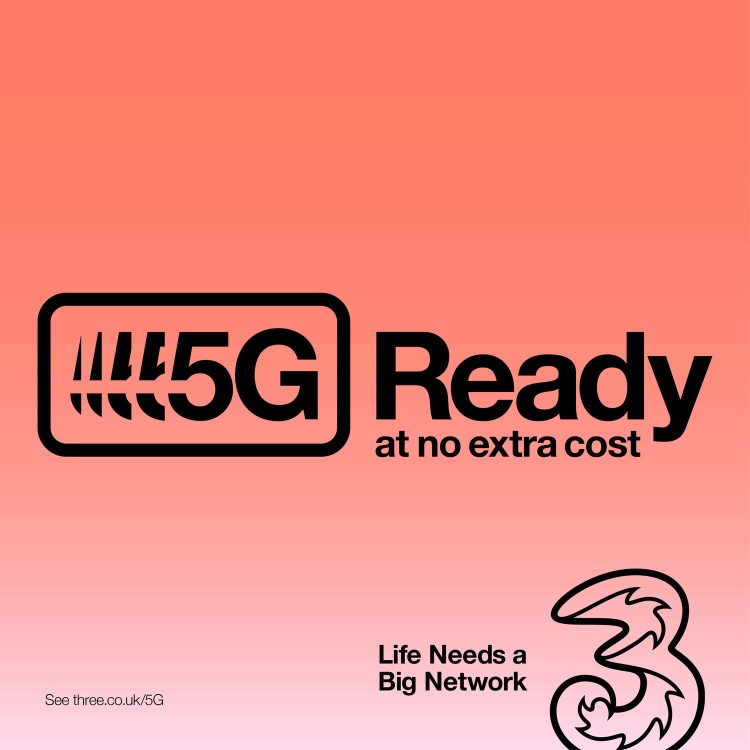 Three 12GB Data SIM Only Contract 1 Month