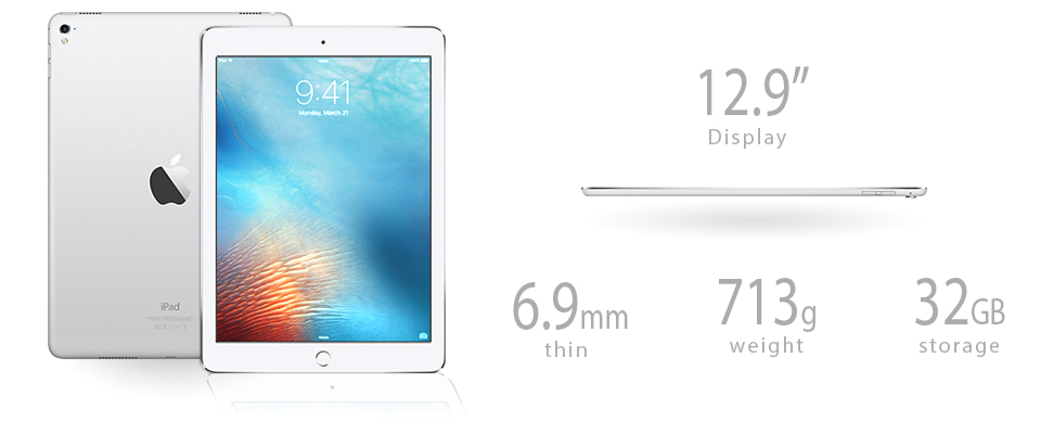 iPadPro 19.9 inch silver