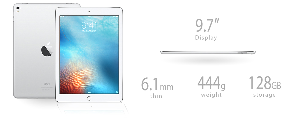 iPadPro 9.7 inch silver
