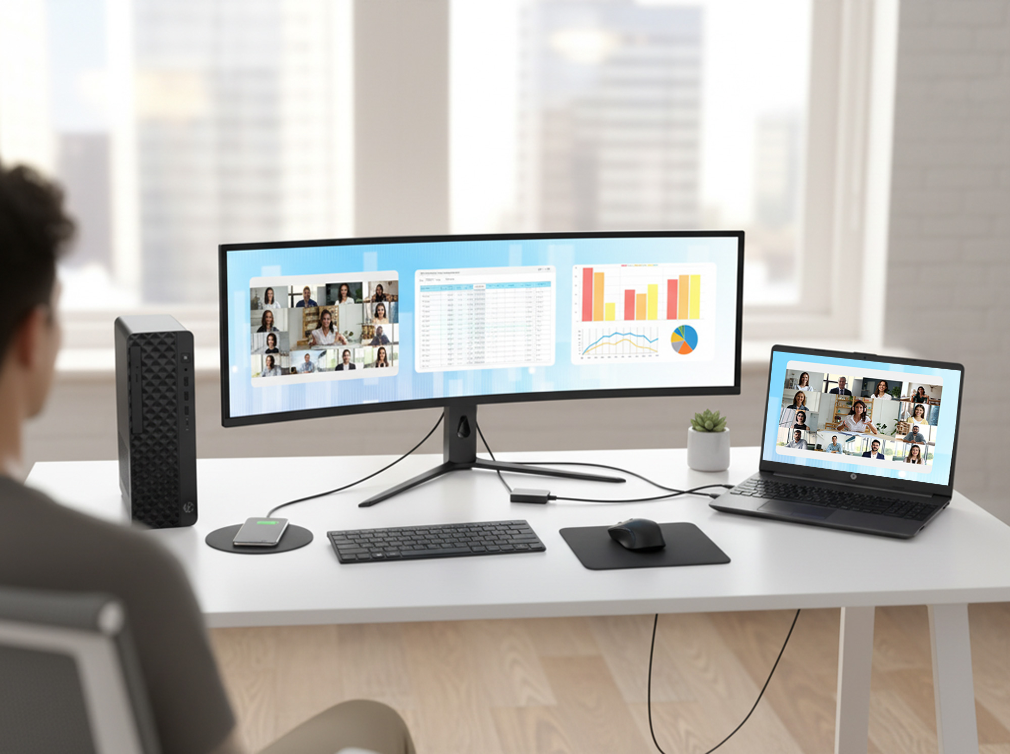 Advanced Connectivity and KVM Hub