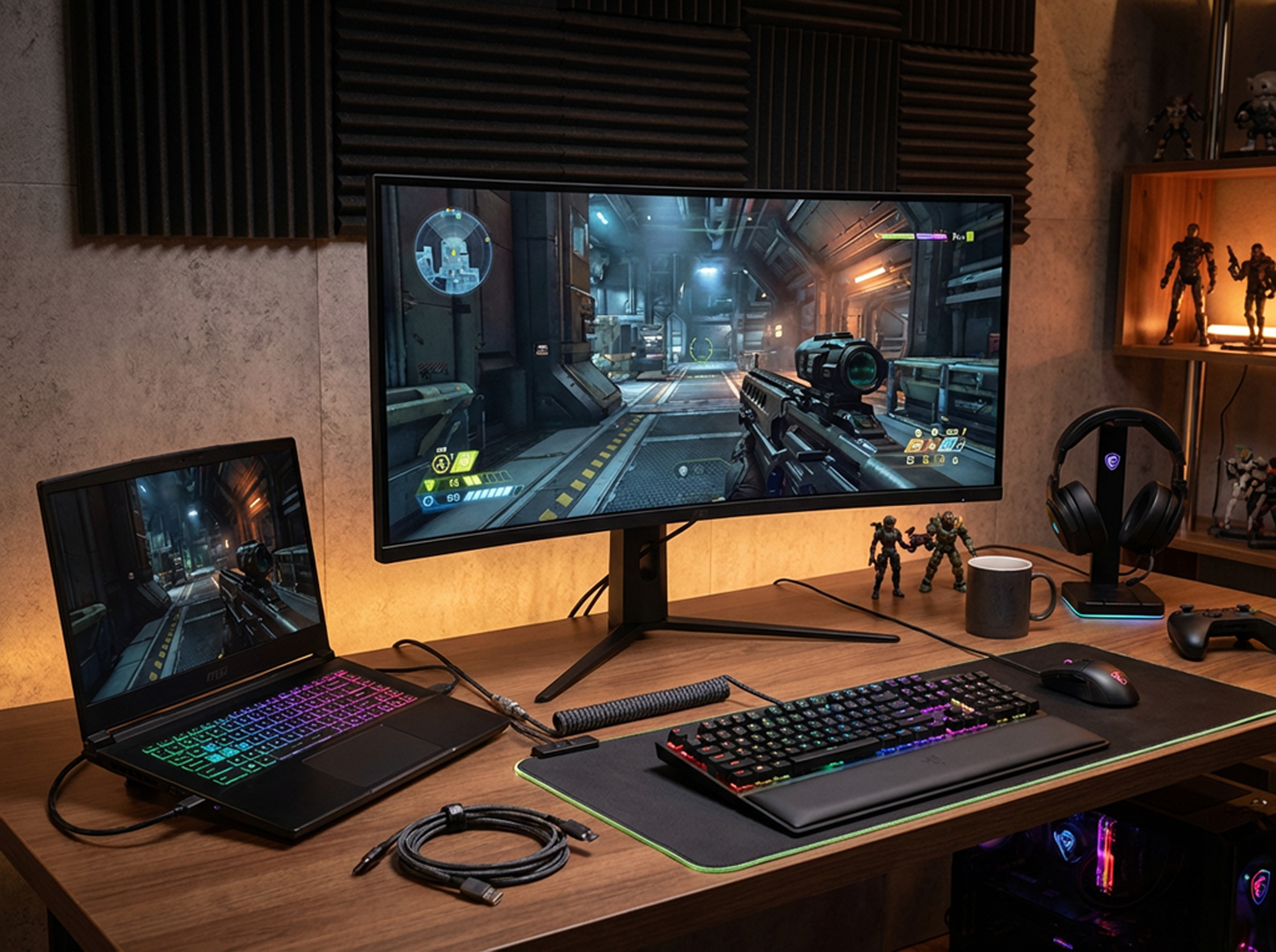 Comprehensive connectivity and KVM hub