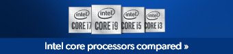 Intel Core processors compared