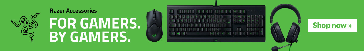 Razer Gaming Accs banner.